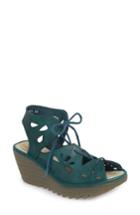 Women's Fly London Yote Sandal .5-6us / 36eu - Blue