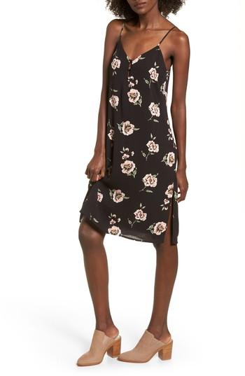 Women's Dee Elly Floral Slipdress - Black