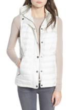 Women's Barbour Hunbleton Hooded Quilted Vest Us / 16 Uk - Ivory