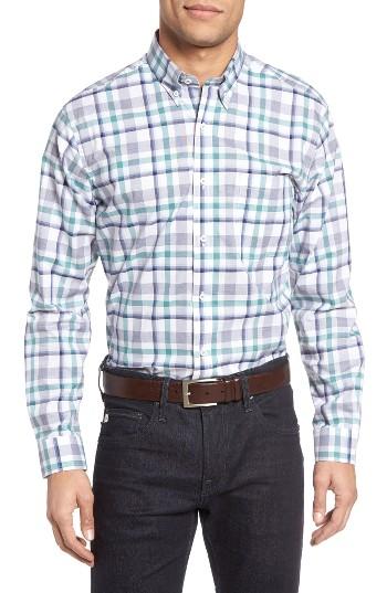 Men's Maker & Company Regular Fit Plaid Sport Shirt - Green