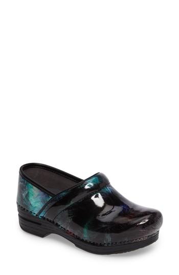 Women's Dansko 'pro Xp' Patent Leather Clog .5-11us / 41eu M - Black
