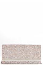 Jimmy Choo Milla Speckled Glitter Wallet On A Chain -