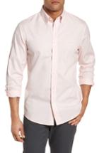 Men's Nordstrom Men's Shop Smartcare(tm) Traditional Fit Twill Boat Shirt - Pink