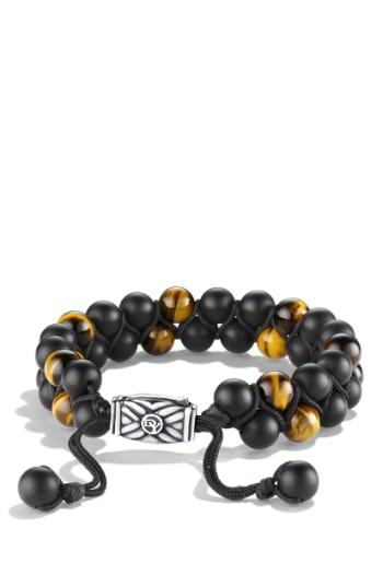 Men's David Yurman 'spiritual Beads' Two-row Stone Bracelet