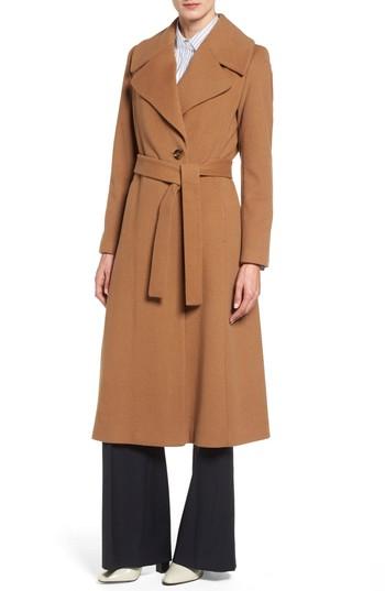 Women's Trina Turk Kristen Wool Blend Peacoat - Beige
