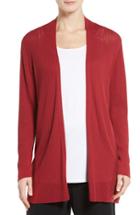 Women's Eileen Fisher Ribbed Silk & Organic Cotton Cardigan