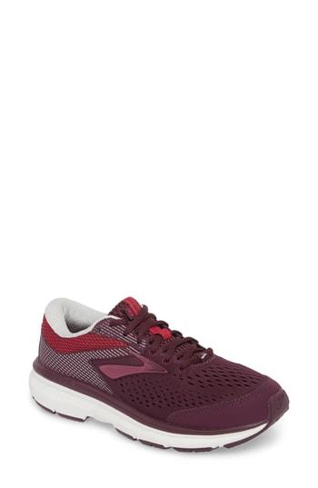 Women's Brooks Dyad 10 Running Shoe B - Burgundy