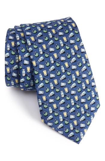 Men's Vineyard Vines Tequila & Lime Print Silk Tie