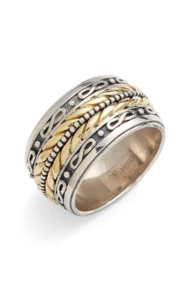 Men's Konstantino 'orpheus' Etched Band Ring