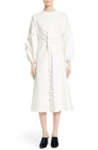 Women's Tibi Bond Street Knit Midi Dress - White