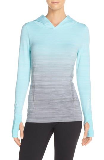 Women's Climawear 'smitten' Jacquard Knit Hoodie - Blue