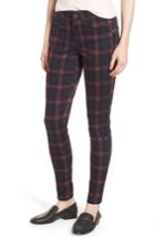 Women's Wit & Wisdom Ab-solution Plaid Slim Pants - Blue