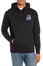 Men's North Face Logo Patch Pullover Hoodie - Black