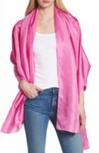 Women's Echo Everyday Silk Wrap, Size - Pink