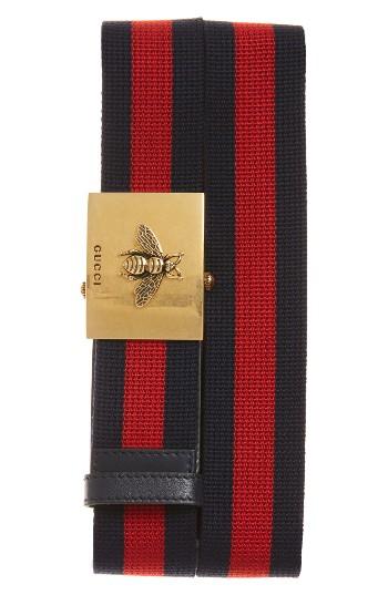 Men's Gucci Bee Buckle Belt