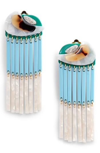 Women's Lele Sadoughi Parrot Beaded Drop Earrings