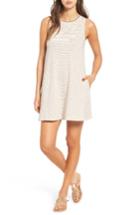 Women's Socialite Stripe Tank Dress - Coral