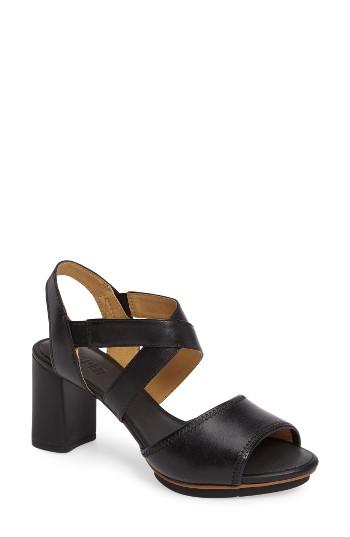 Women's Camper Myriam Block Heel Sandal Eu - Black