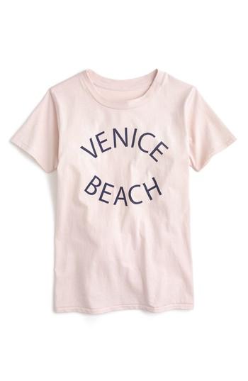 Women's J.crew Venice Beach Graphic Tee, Size - Pink