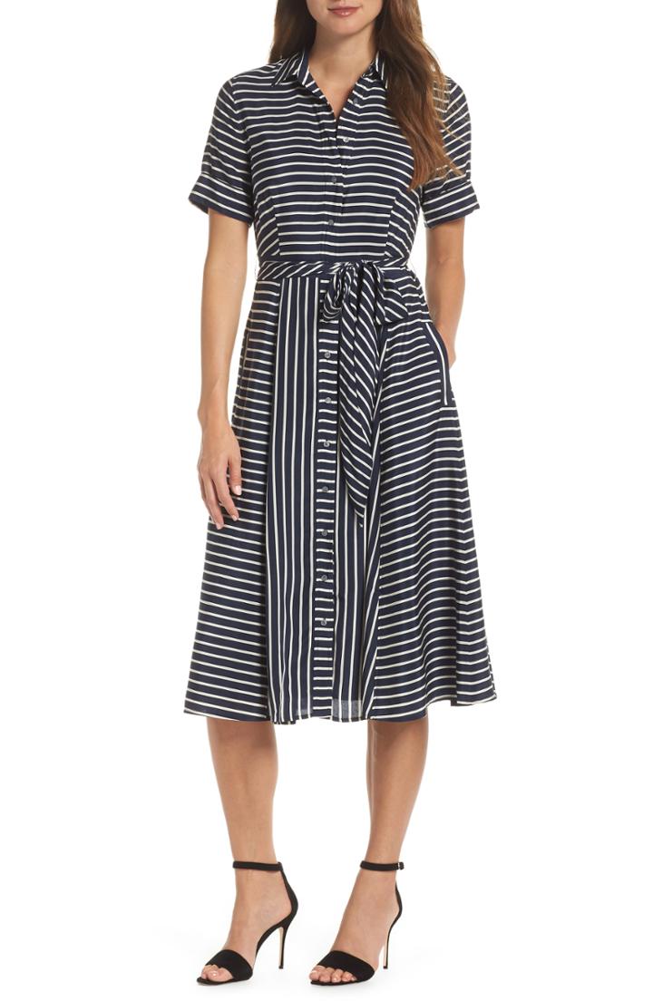 Women's J.crew Silk Shirtdress