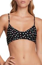 Women's Volcom On The Dot Bikini Top - Black
