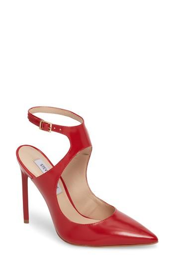 Women's Steve Madden Prism Cutout Pump M - Red