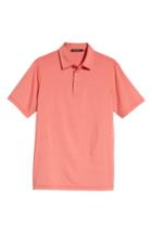 Men's Bugatchi Stretch Knit Polo - Pink