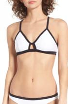 Women's Rip Curl Mirage Essentials Block Out Reversible Bikini Top - White