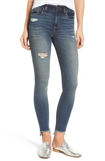 Women's Sts Blue Elli Distressed Step Hem Skinny Jeans - Blue