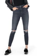 Women's Joe's Charlie Ripped High Waist Ankle Skinny Jeans - Grey