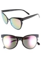 Women's A.j. Morgan Buns 53mm Cat Eye Sunglasses -