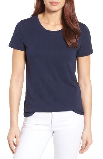 Women's Caslon Slub Crewneck Tee - Blue