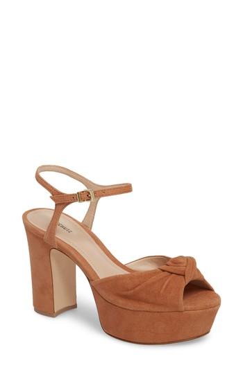Women's Schutz Thalyta Platform Sandal .5 M - Brown