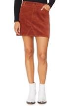 Women's Sanctuary Ryan Corduroy Miniskirt - Brown