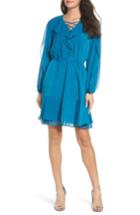 Women's Kobi Halperin Keely Ruffle Blouson Dress - Blue