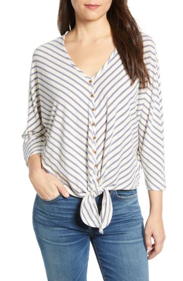 Women's Wit & Wisdom Stripe Top - Purple