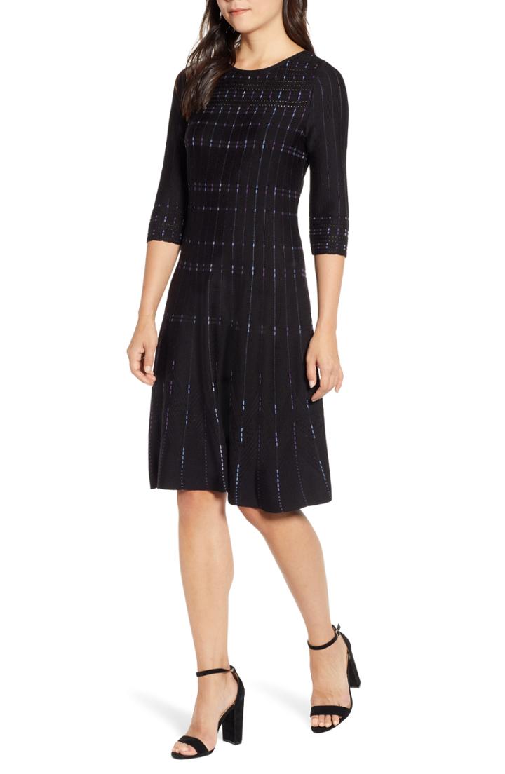 Women's Nic+zoe Flashing Lights Sweater Dress