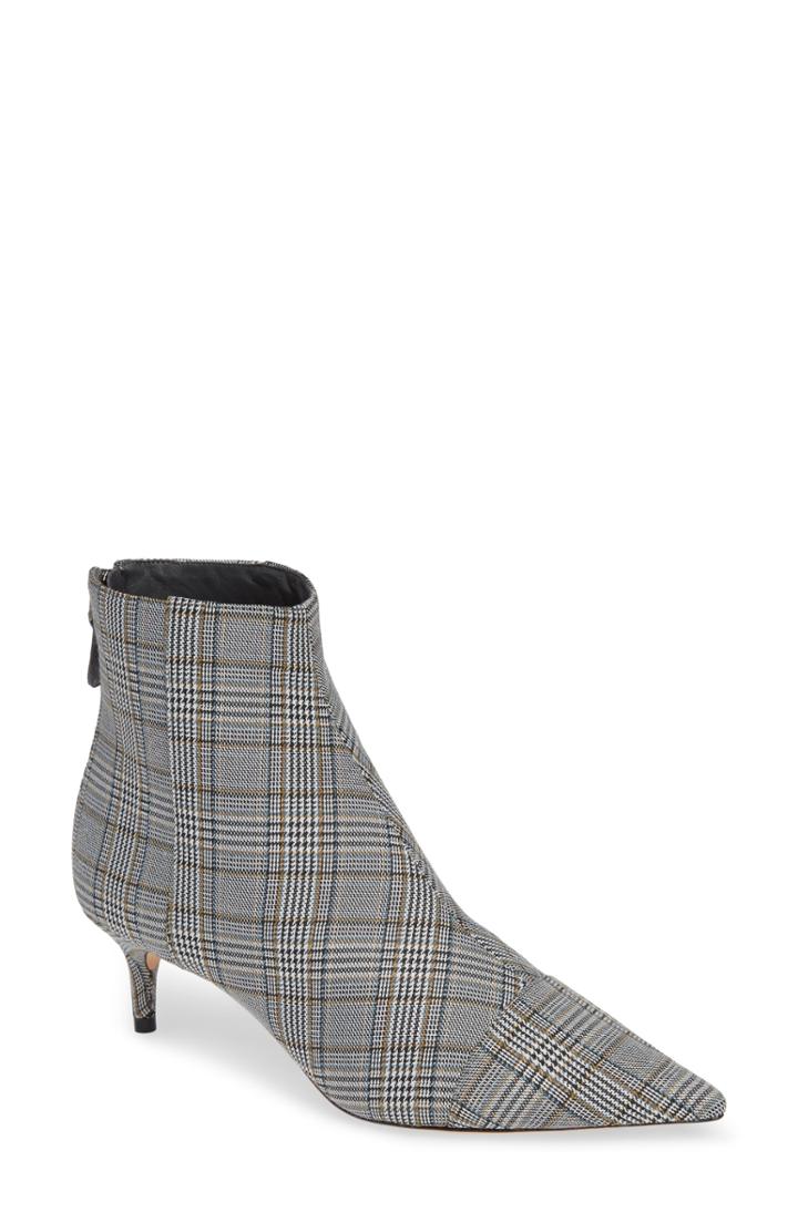 Women's Alexandre Birman Kittie Pointy Toe Bootie .5 M - Grey