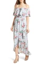 Women's Mimi Chica Off The Shoulder Maxi Dress - Blue