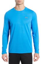 Men's Under Armour Threadborne Long Sleeve Training T-shirt, Size - Blue