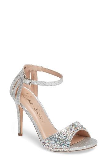 Women's Lauren Lorraine Maddy Embellished Sandal M - Metallic