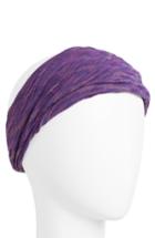 L. Erickson Space Dye Relaxed Turban Head Wrap, Size - Purple