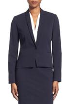 Women's T Tahari 'carina' Suit Jacket - Blue