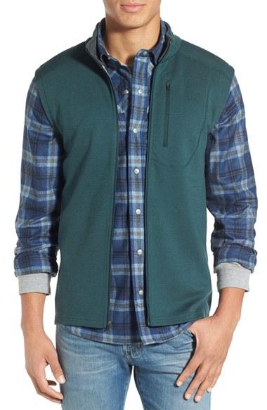 Men's Ibex 'shak' Merino Wool Vest - Green