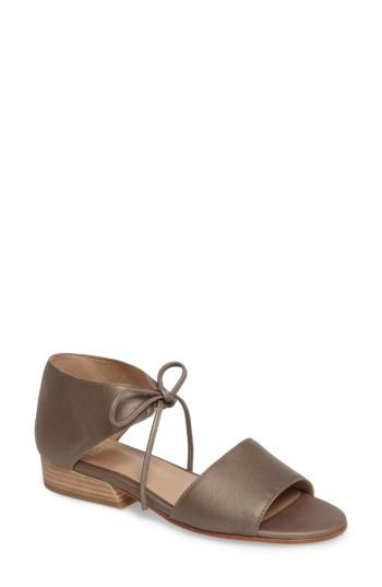 Women's Eileen Fisher Ely Sandal M - Metallic