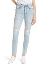 Women's Grlfrnd Karolina Ripped Skinny Jeans - Blue