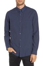 Men's Theory Rammy Trim Fit Solid Sport Shirt - Blue