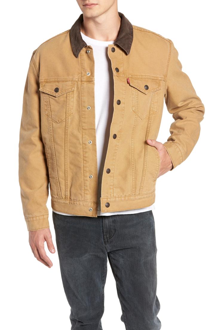 Men's Levi's X Justin Timberlake Canvas Trucker Jacket - Black