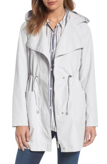 Women's Caslon Swing Back Coat - Grey