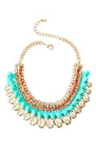 Women's Lilly Pulitzer Sparkling Sands Frontal Necklace